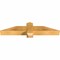 Ekena Millwork Eugene Rough Sawn Timber Gable Bracket, Western Red Cedar, 36"W x 7"H x 4"D x 4"F, 5/12 Pitch GBW036X07X0404EUG00RWR - alternate 5